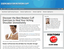 Tablet Screenshot of exercisesforrotatorcuff.net